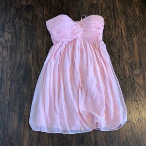 Pink bridesmaid dress from Nordstrom